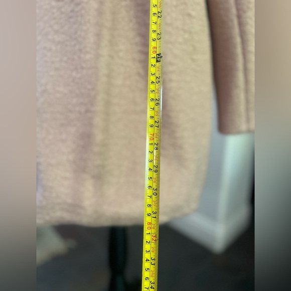Old Navy - dusty rose blush color fuzzy coat - Picture 10 of 10